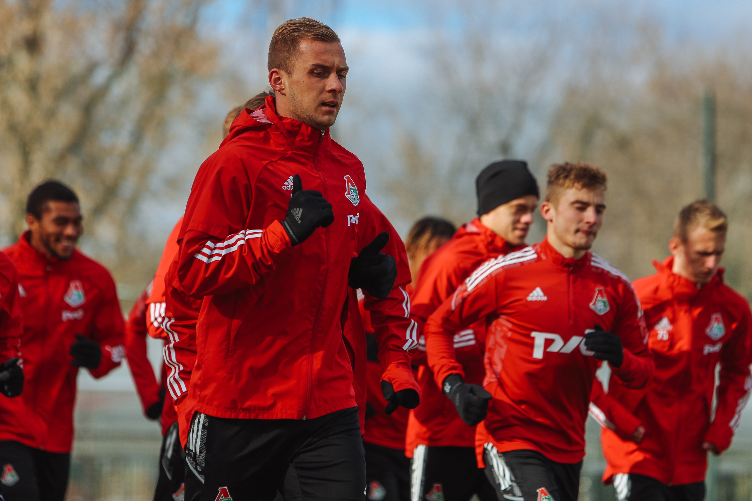 Training session in Moscow